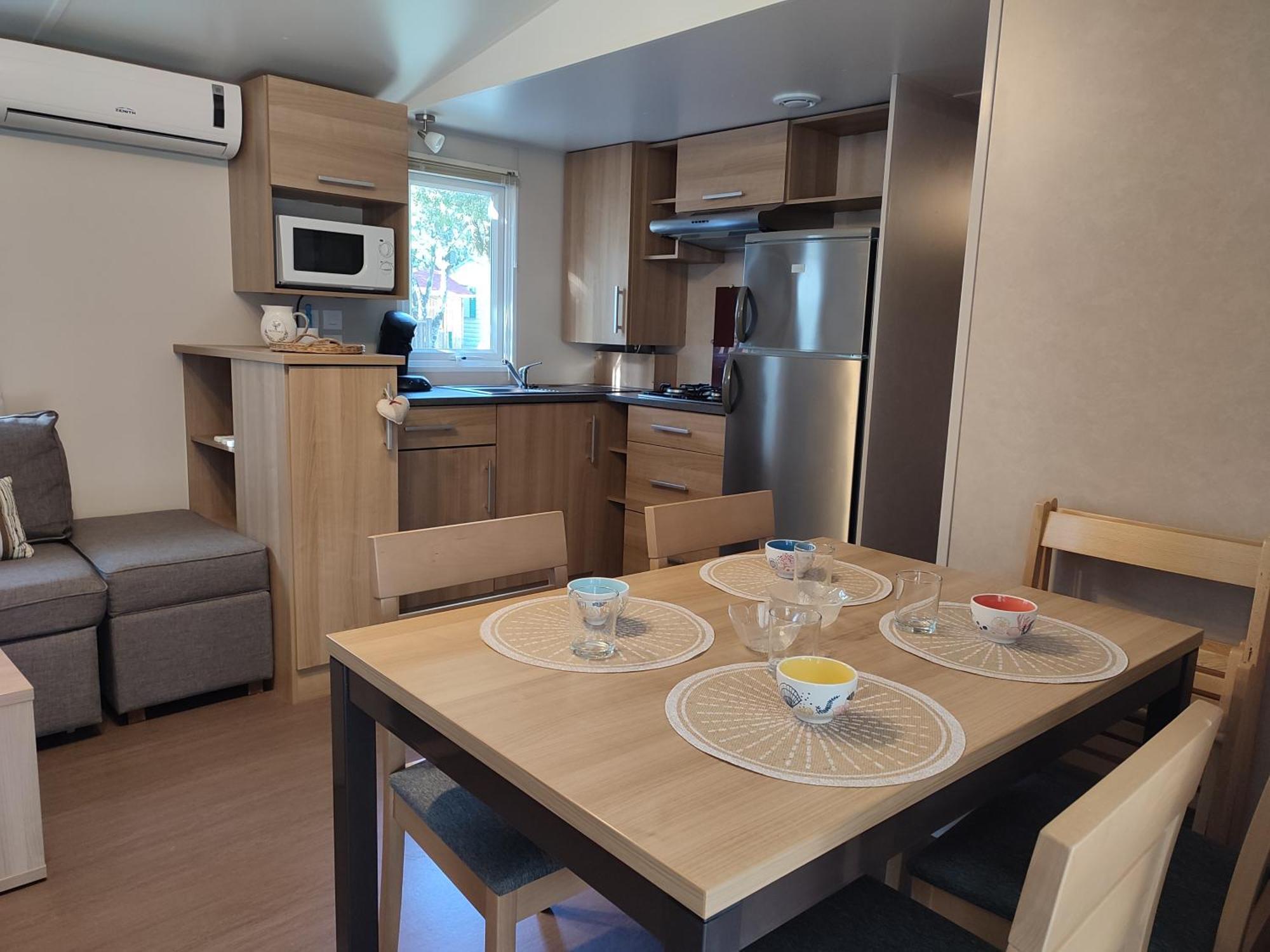 Mobil-Home Climatise 6 Pers En Ardeche Orgnac-lʼAven المظهر الخارجي الصورة